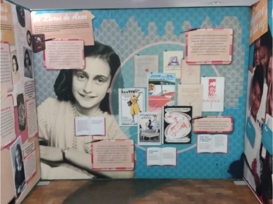 Exposição Lendo e Escrevendo com Anne Frank