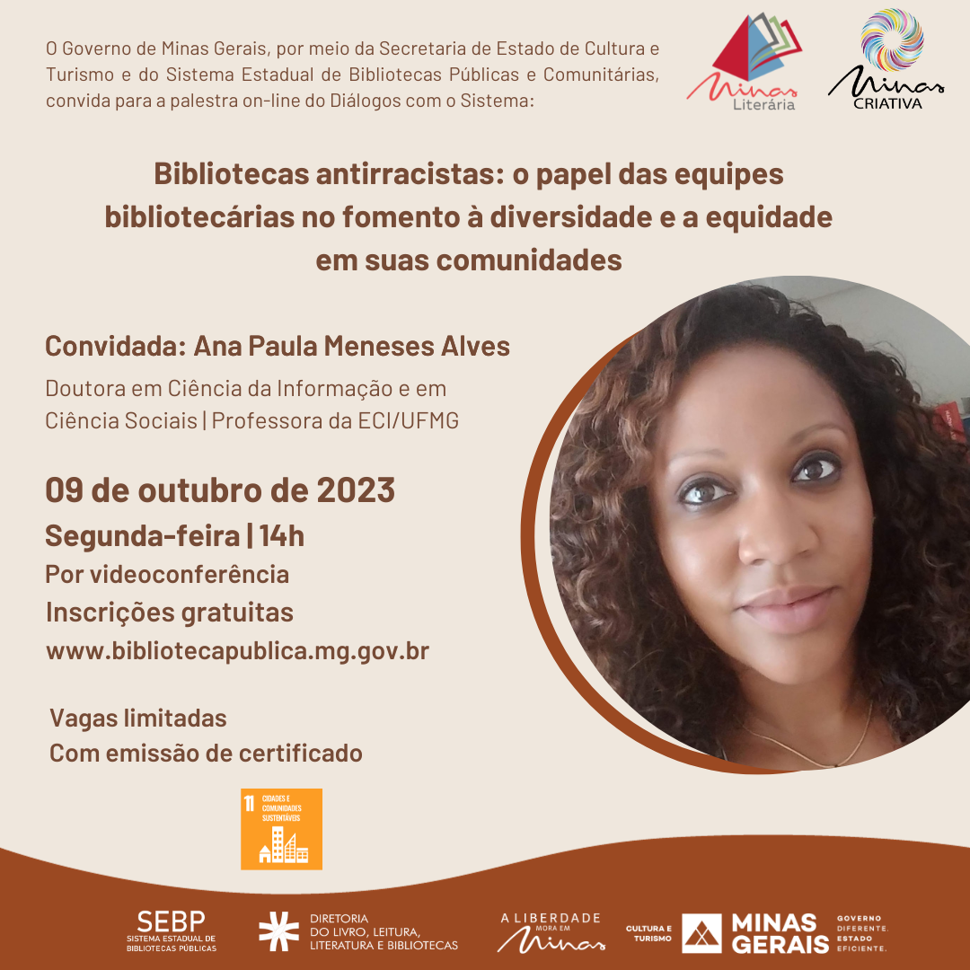 Diálogos com o sistema Biblioteca Antiracista Outubro 2023