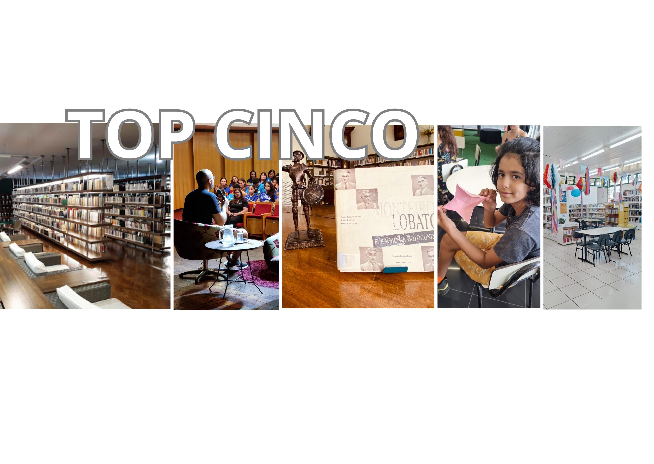 Top 5 livros mais emprestados em Minas